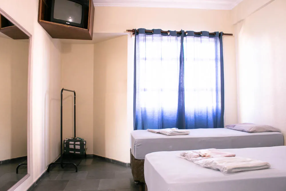 Apartamento duplo com TV, Hotel Rudge Ramos