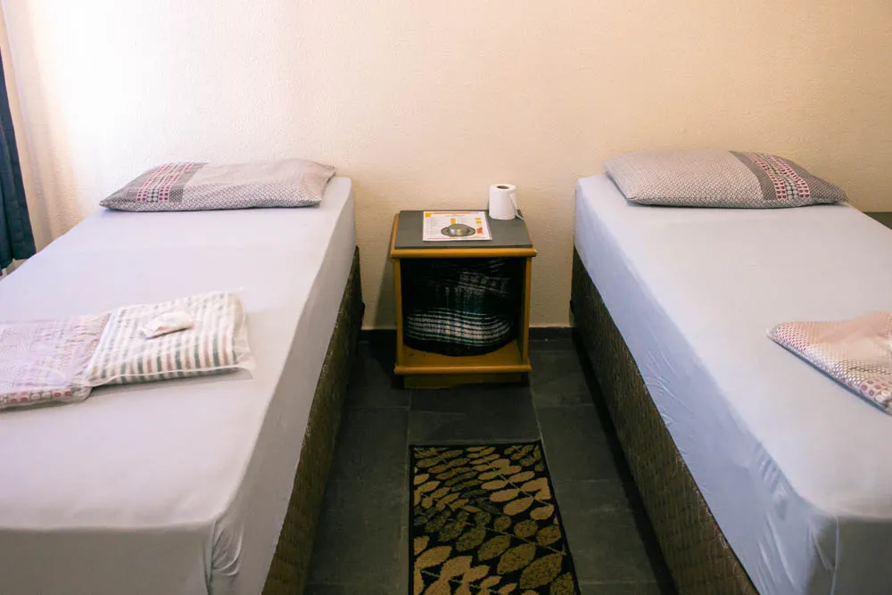 Apartamento com duas camas de solteiro, Hotel Rudge Ramos